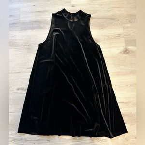 Little Black Velvet Dress Large